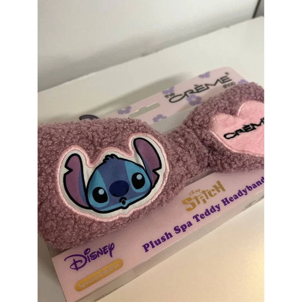 The Crème Shop Stitch Disney Special Edition Plush Spa Teddy Soft Headband
